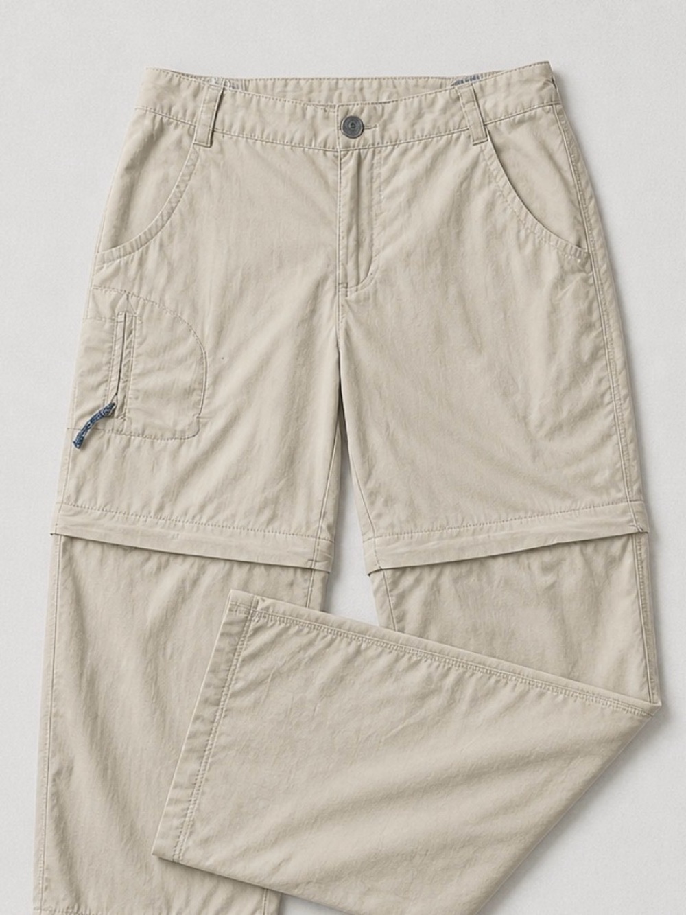 White Sierra Point Women’s Convertible Zip-Off Khaki Pants -hiking/trekking pant